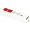 Schneider ELECTRIC UNICA SYSTEM+ MOD.UNIT 2W/2R+USBA/C WHITE