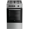 Beko Gas Cooker FSG52020FX, Width 50cm, Inox / FSG52020FX