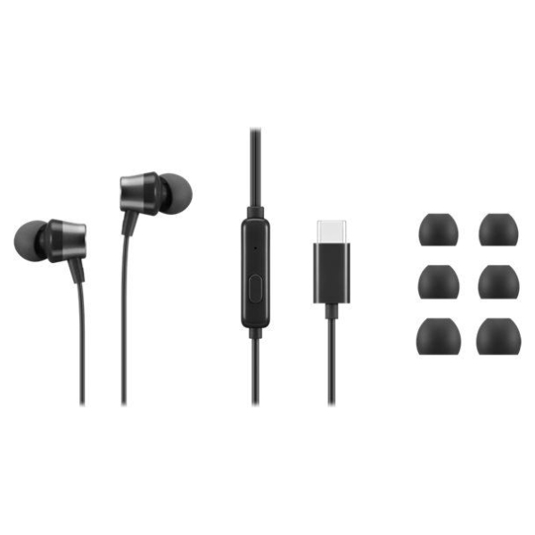 Lenovo | USB-C Wired In-Ear Headphones (with inline control) | 4XD1J77351