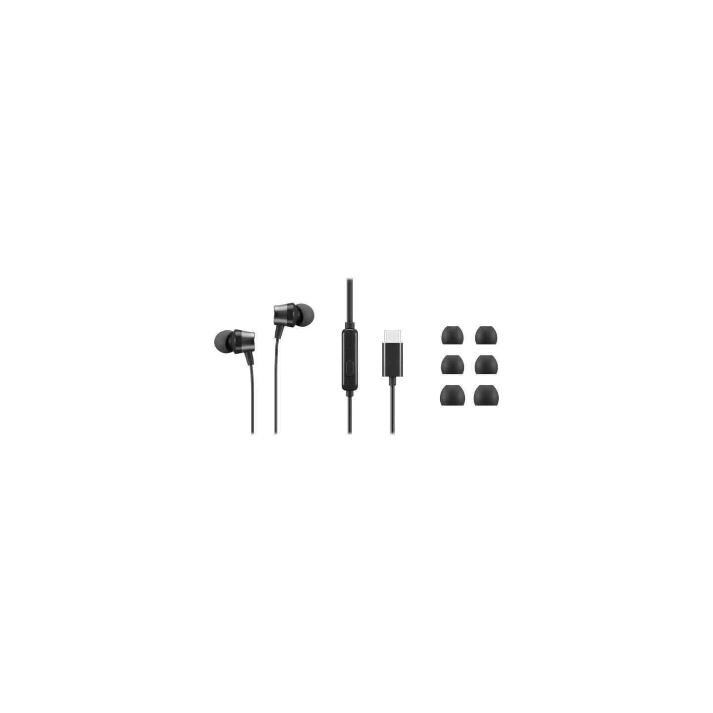Lenovo | USB-C Wired In-Ear Headphones (with inline control) | 4XD1J77351