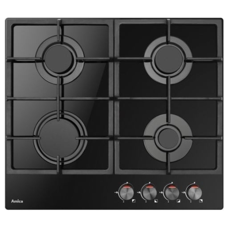 Amica Gas hob on glass PGCA6100APB