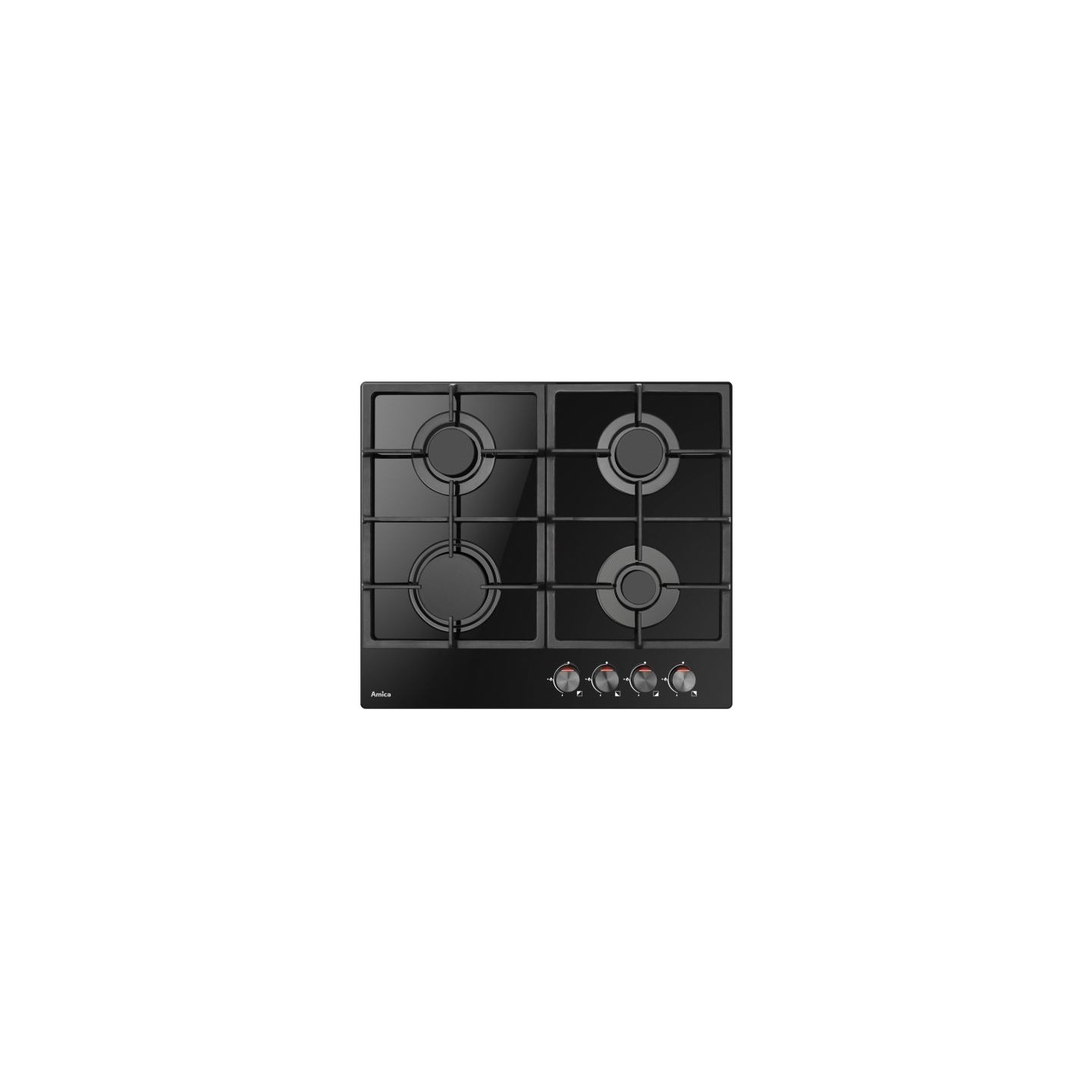 Amica Gas hob on glass PGCA6100APB