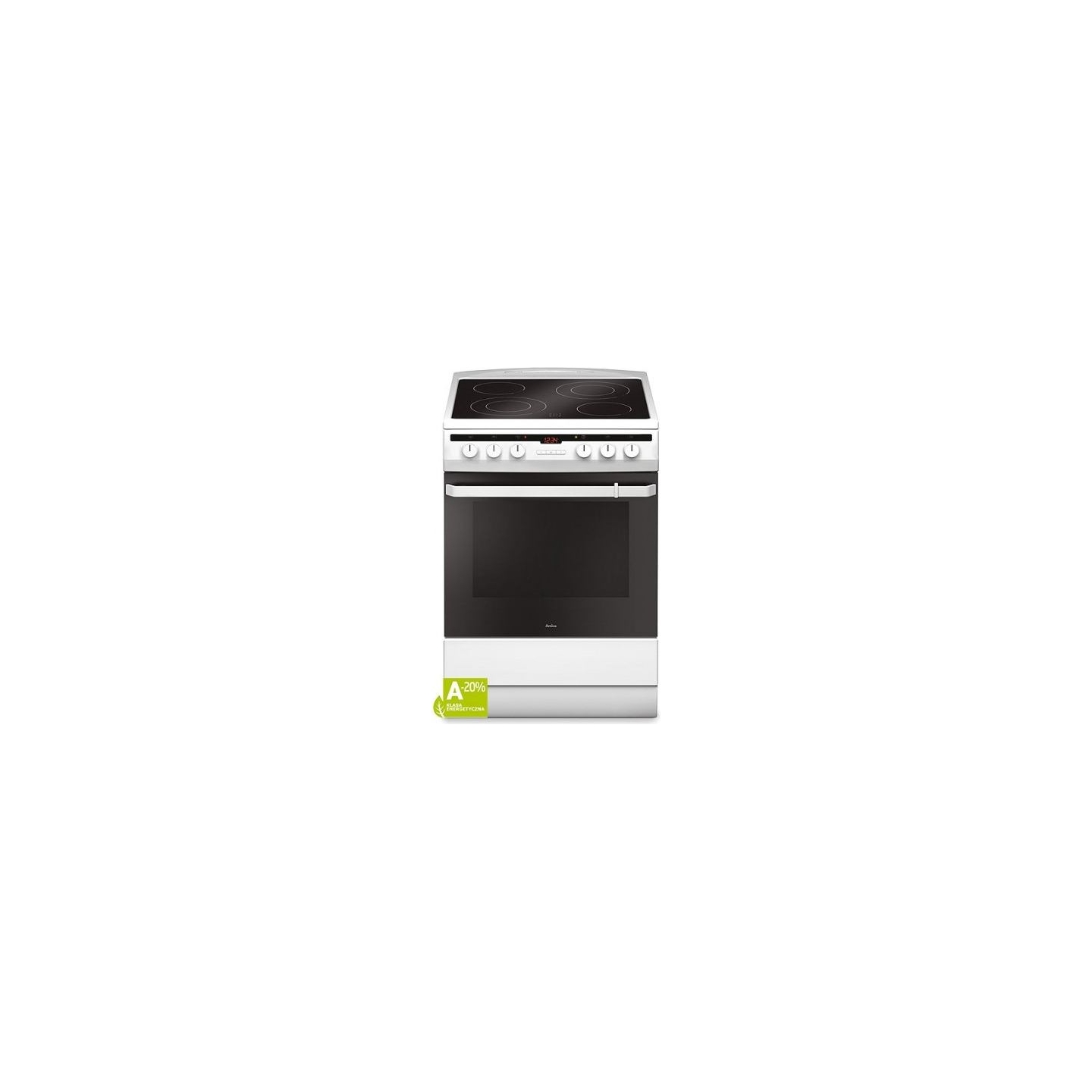 Amica Ceramic cooker 618CE3.332HTaQW