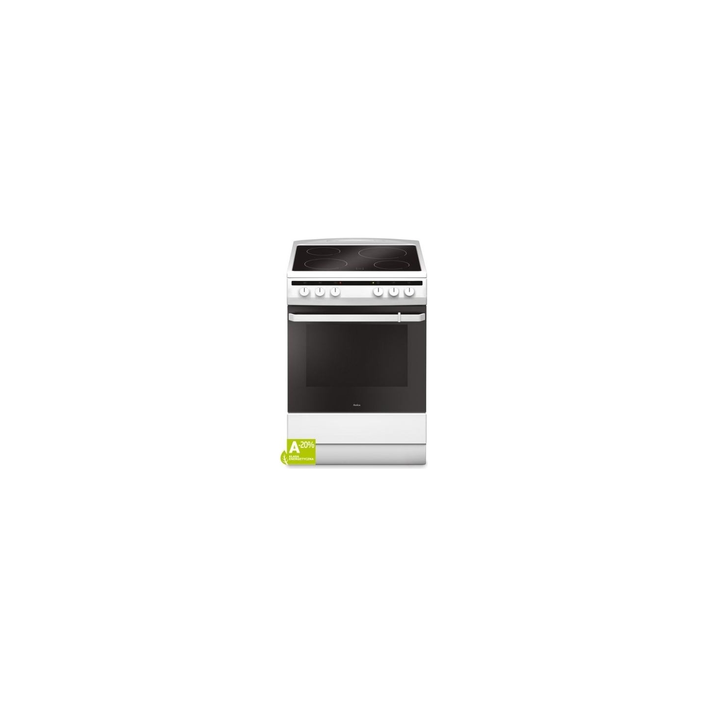 Amica Ceramic cooker 618CE3.333HQW