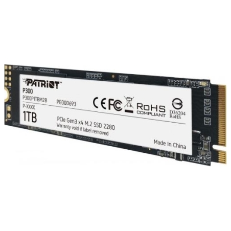 Patriot SSD P300 1TB M.2 PCIe Gen 3 x4 2100/1650