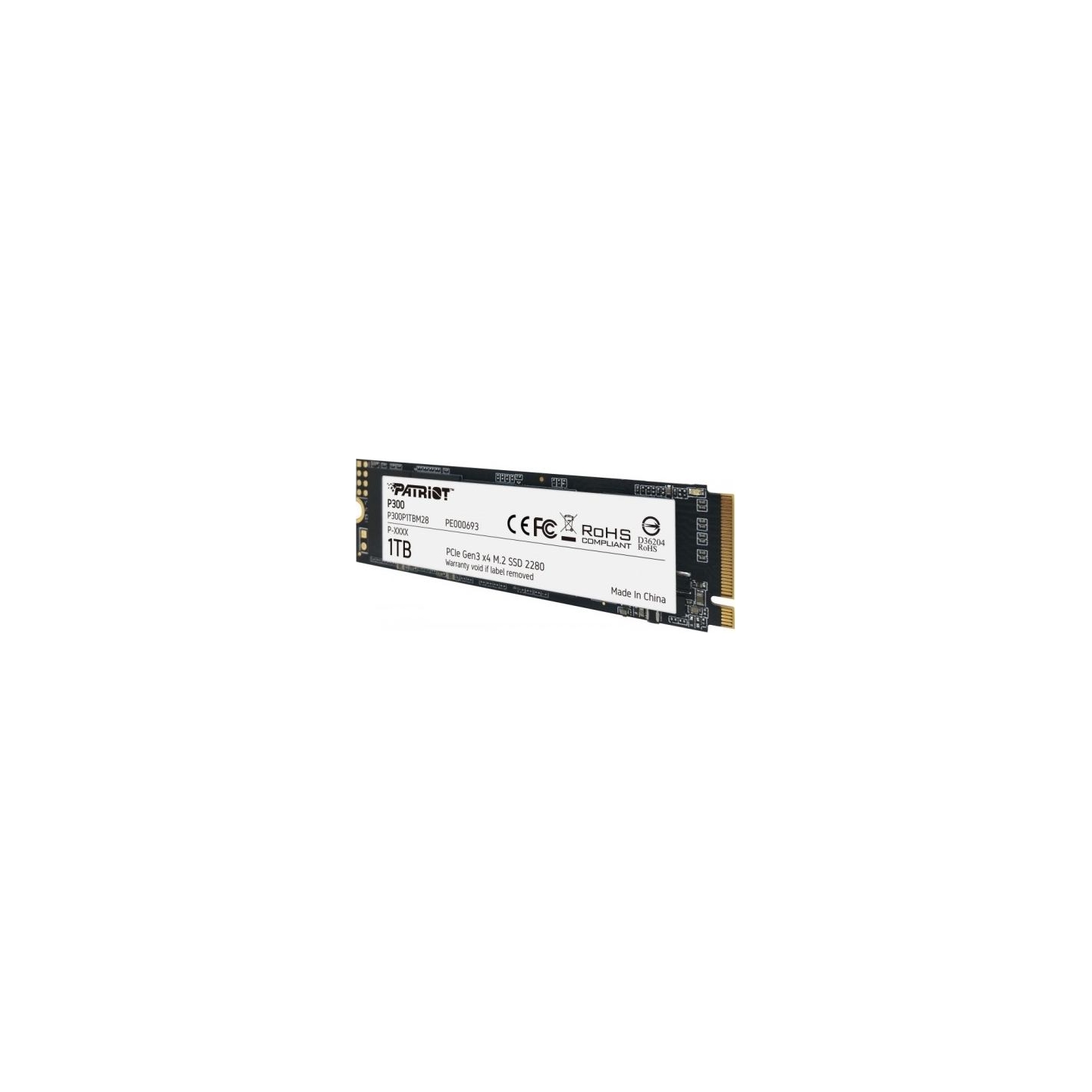 Patriot SSD P300 1TB M.2 PCIe Gen 3 x4 2100/1650