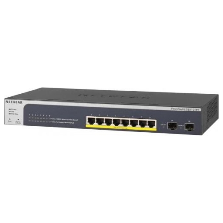 Netgear Switch GS510TPP 8x1Gb PoE+ (190W) 2xSFP