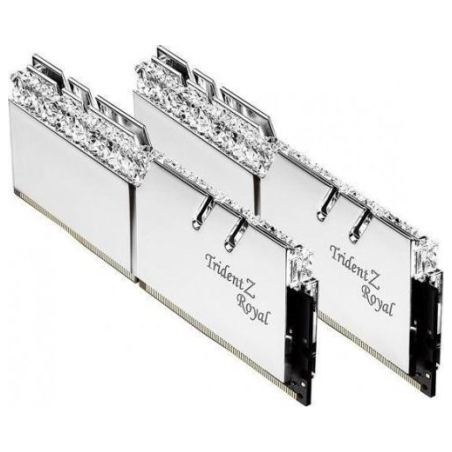 G.skill PC memory DDR4 32GB (2x16GB) Trident Royal RGB 3600MHz CL18 XMP2 silver