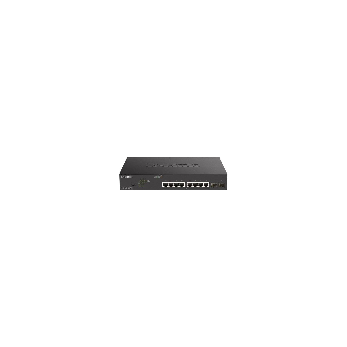 D-Link Switch DGS-1100-10MPV2 8GE PoE+ 2SFP