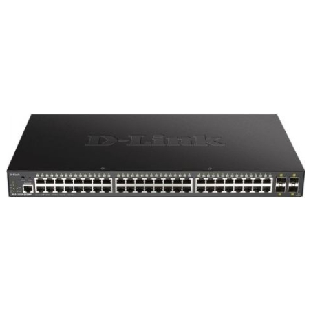 D-Link Switch DGS-1250-52XMP 48GE PoE+ 4SFP+