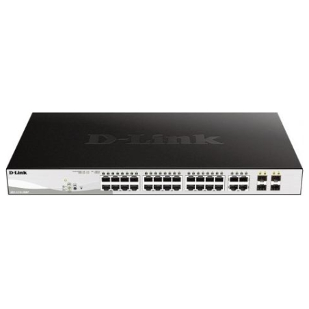 D-Link Switch DGS-1210-28MP 24GE PoE+ 4SFP