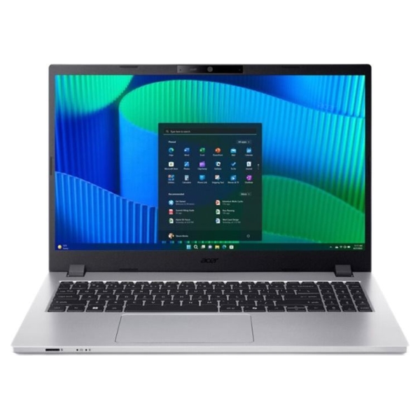 Acer TravelMate TMP215-55-TCO-59KD QHD IPS i5-120U/16GB/SSD 512GB/Intel Iris Xe Graphics/Win11Pro/ENG kbd/FP/Silver/3Y Warranty 