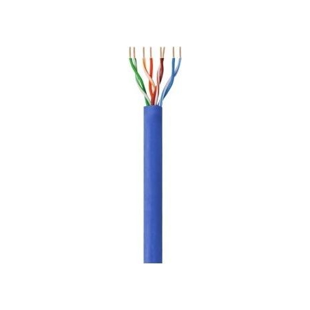 Techly Installation cable twisted pair UTP Cat6 4x2 wire CCA 305m blue