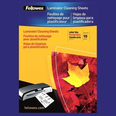 Fellowes LAMINATOR ACC CLEANING SHEET/10PCS 5320604 FELLOWES