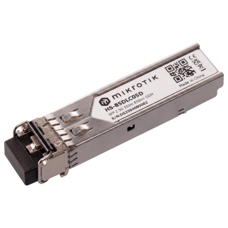 Mikrotik SFP module 1.25G/2.5G MM 550m 850nm, Dual LC-connector | MikroTik