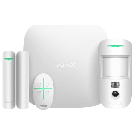 Ajax ALARM SECURITY STARTERKIT CAM/HDR WHITE 156253 AJAX