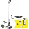 Karcher Vacuum Cleaner|KARCHER|FC 2-4 + WV 4-4 Set|Dry&wet|Electric mop|Black/Silver|Bagless|Battery| 2.2 kg|9.791-983.0