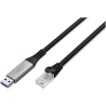 Digitus USB-A - RJ45 Ethernet cable, 1Gbit/s, 3m | Digitus