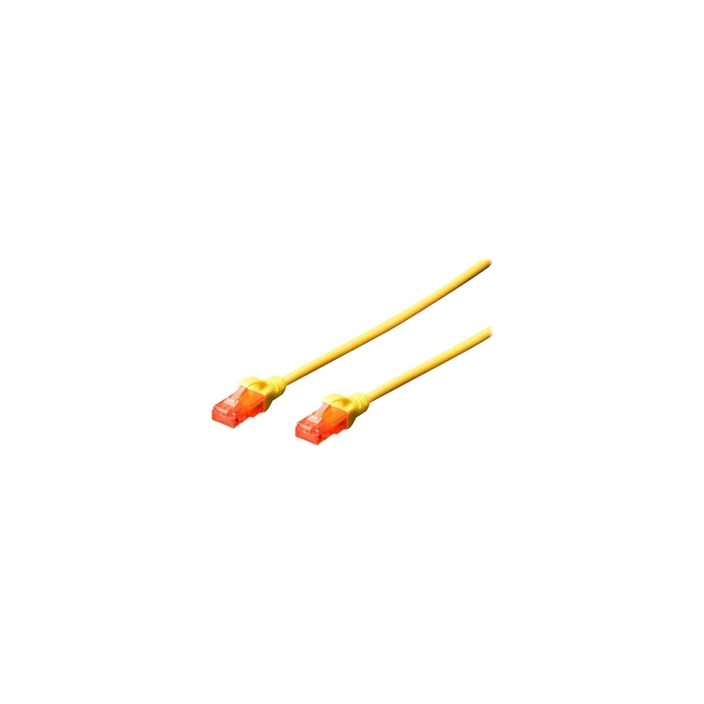 Digitus Patch cord | CAT 6 U-UTP | AWG 26/7 | Cable length: 2 m | Yellow