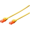 Digitus Patch cord | CAT 6 U-UTP | AWG 26/7 | Cable length: 2 m | Yellow