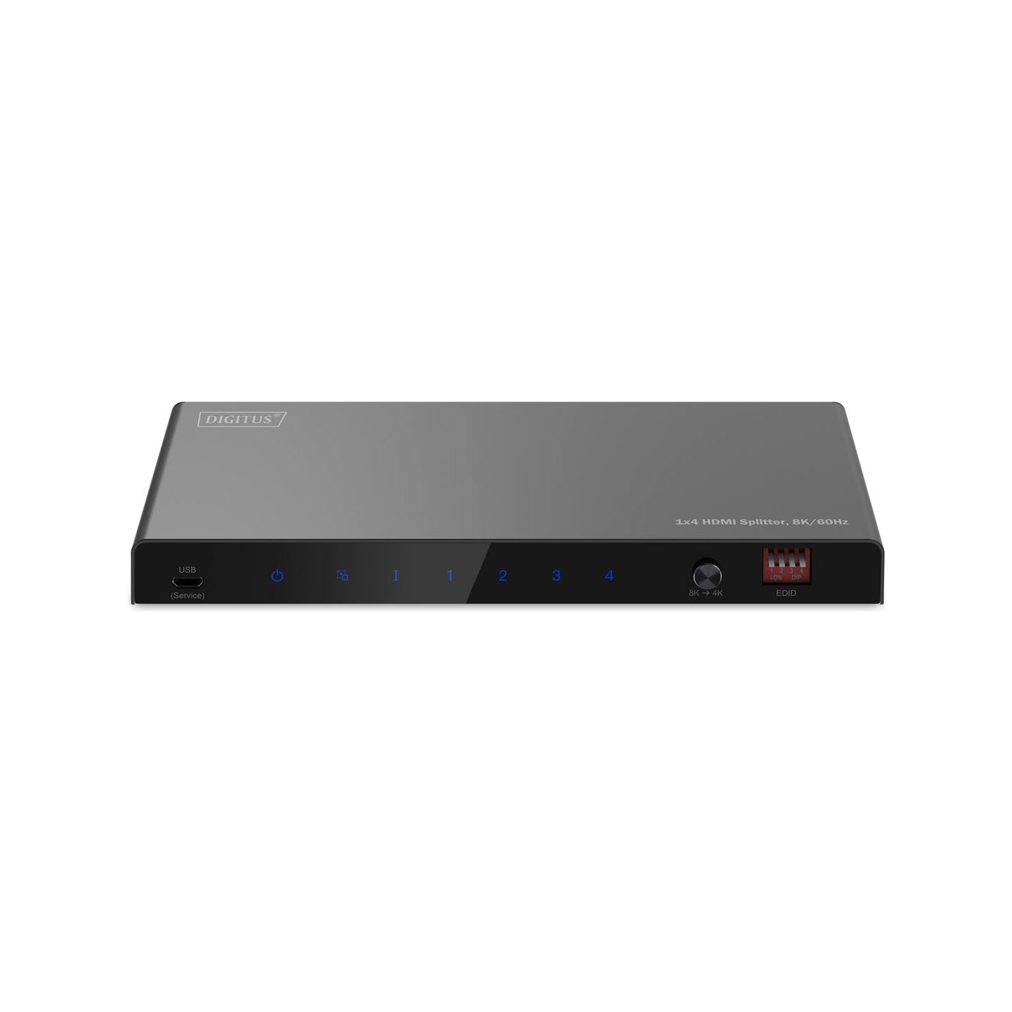 Digitus 8K HDMI Splitter, 1x4 | DS-55340 | Black