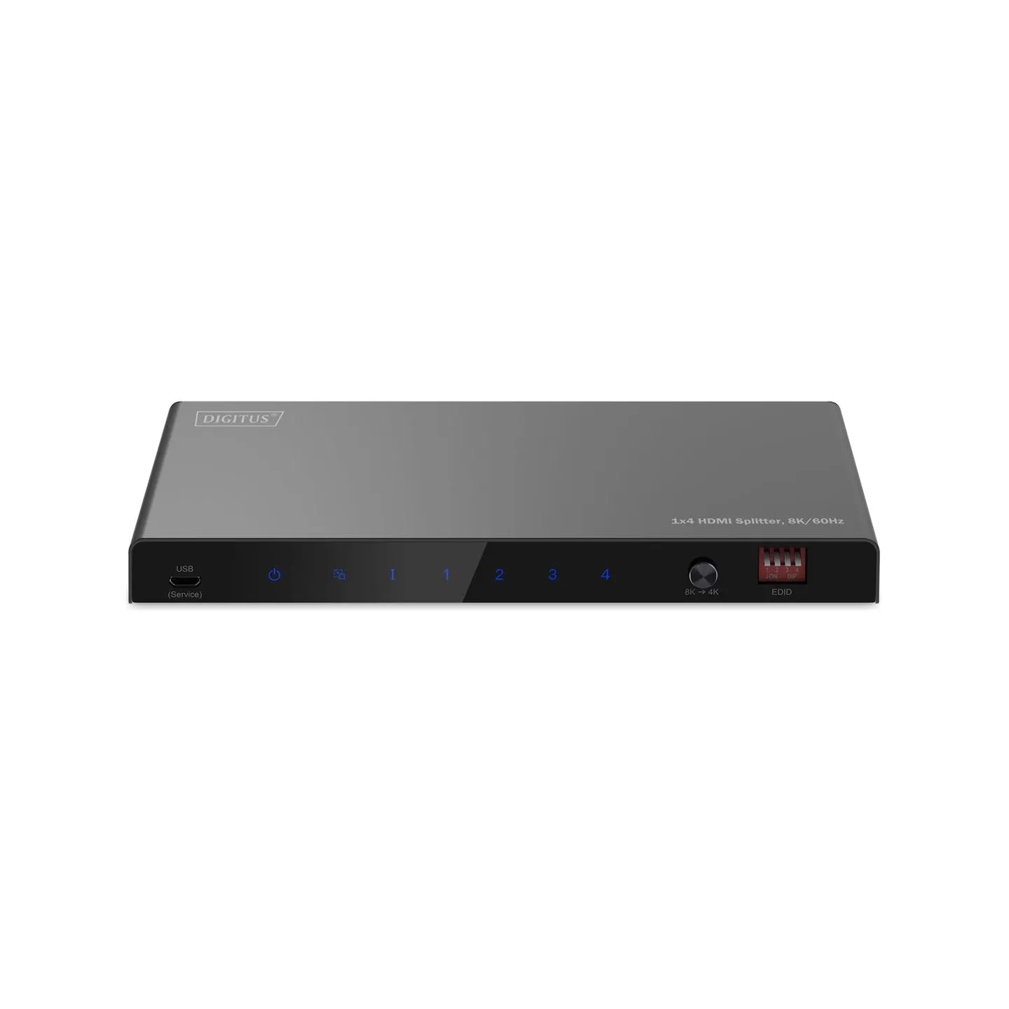 Digitus 8K HDMI Splitter, 1x4 | DS-55340 | Black