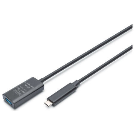 Digitus | Active USB 3.2 Gen2 10G extension cable | DA-73113 | USB-C to USB-A
