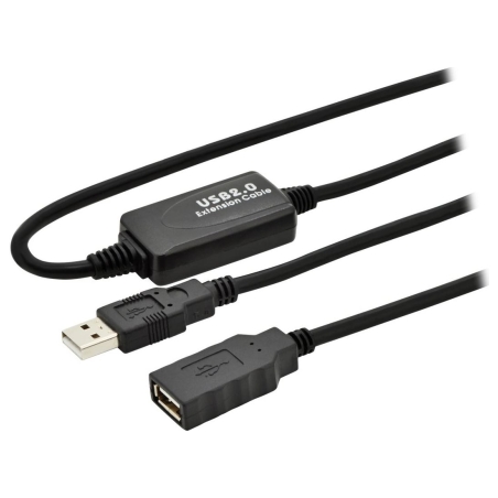 Digitus | Active USB 2.0 Repeater/Extension Cable | DA-73100-1 | USB 2.0 USB A (Male) | USB A (Female)