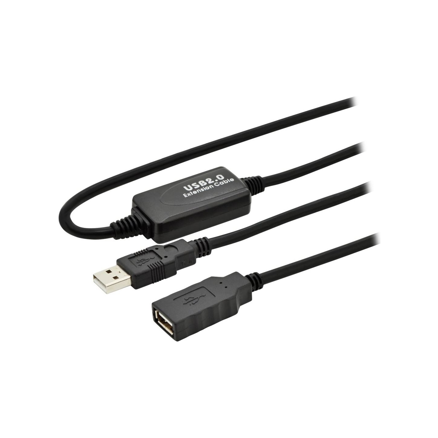 Digitus | Active USB 2.0 Repeater/Extension Cable | DA-73100-1 | USB 2.0 USB A (Male) | USB A (Female)