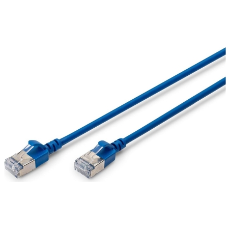 Digitus CAT 6A F-FTP Slim Patch Cable, 0.5 m | DK-1632-A-005S-B | Blue