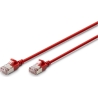 Digitus Slim Patch Cable, 1 m | DK-1632-A-010S-R | Red