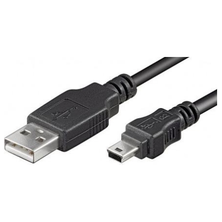 Logilink | USB MINI-B 5-pin 180 Cert 1.8m | USB-A to mini-USB Mini-USB B | USB A