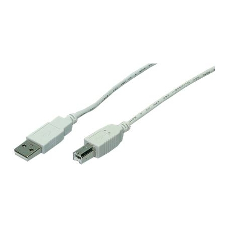 Logilink | USB 2.0 A to USB 2.0 B Cable | USB A male | USB B male