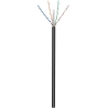 Goobay Outdoor Network Cable | CAT 6 U/UTP | AWG 24/1 | Cable length: 100 m | Black
