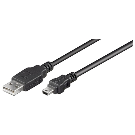 Goobay 50767 USB 2.0 Hi-Speed cable, black, 1.8 m | Goobay | USB-A to mini-USB
