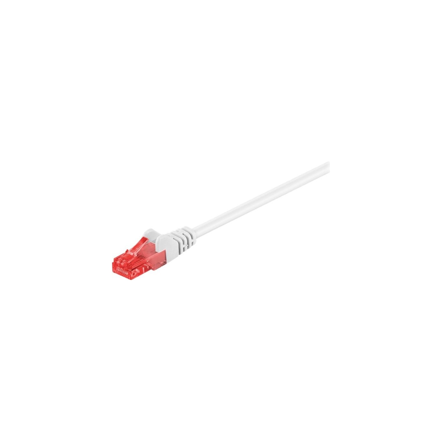Goobay Patch Cable | 68639 CAT 6 U/UTP | PVC AWG 24/7 | Cable length: 15 m | White