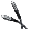Goobay | USB-C Cable with Textile Sheath, USB4, 240 W, 40 Gbit/s, Power Delivery, 1 m