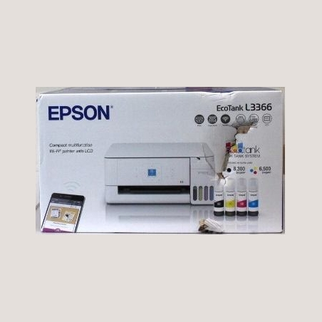 Epson EcoTank L3366 Multifunctional Printer |  | Epson Multifunctional printer | EcoTank L3366 | Inkjet | Colour | A4 | Wi-Fi | 