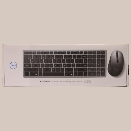 Dell | Keyboard and Mouse | KM7120W | Keyboard and Mouse Set | Wireless | Mouse included | Batteries included | Bluetooth | Wire