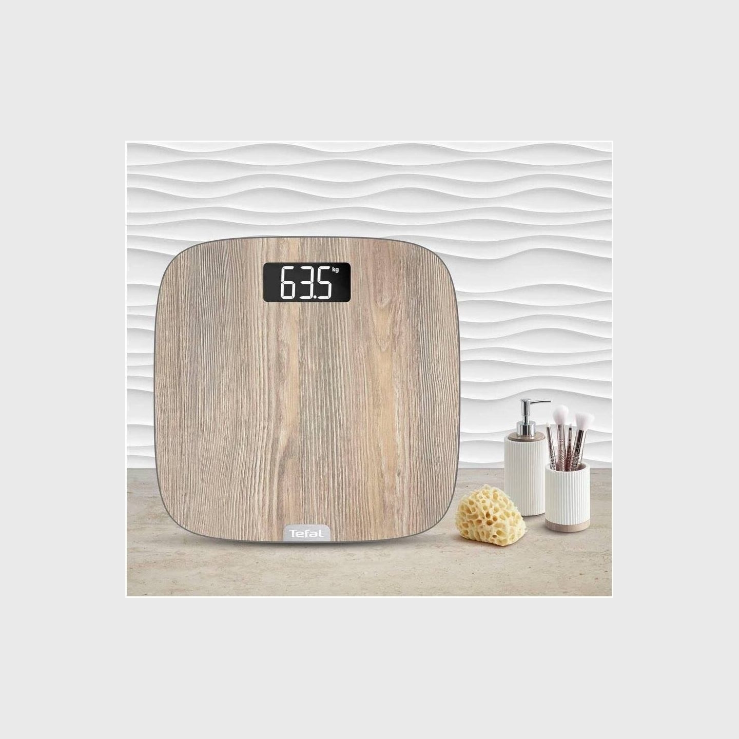 Tefal | PP1600 Origin | Bathroom Scale | Maximum weight (capacity) 160 | Accuracy 100 | Wood design