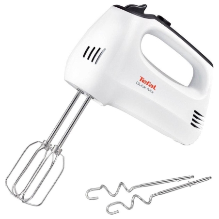 Tefal Hand mixer | HT3101 QuickMix | Hand Mixer | 300 W | Number of speeds 5 | Turbo mode | White