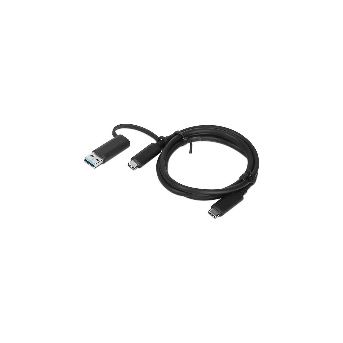 Lenovo | 1m, Hybrid USB-C with USB-A Cable