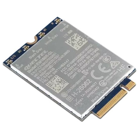 Lenovo WWAN Module for X1 Carbon Gen 12/P16v Gen 2 | ThinkPad Quectel EM160R-GL 4G LTE-A Cat 16 M.2 | 42 x 30 x 2.3 mm