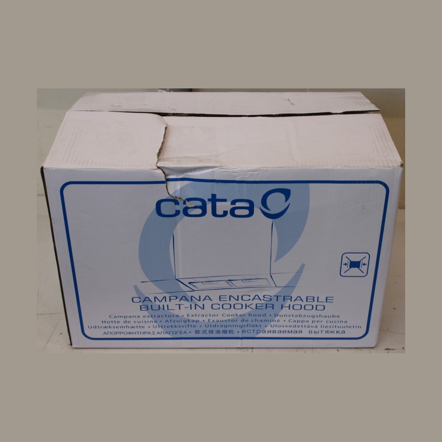 Cata | Hood | GL 45 X /C | Built-in | Energy efficiency class A | Width 50 cm | 820 m³/h | Touch | EcoLed | Stainless steel | DA