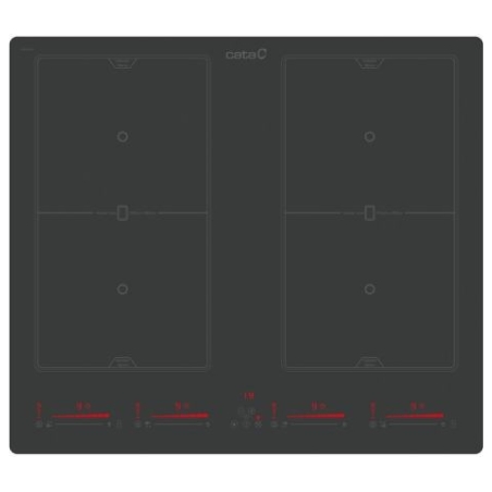 Cata IFSB 6460 MB | Hob | Induction | Number of burners/cooking zones 4 | Touch control | Matte Black | Timer