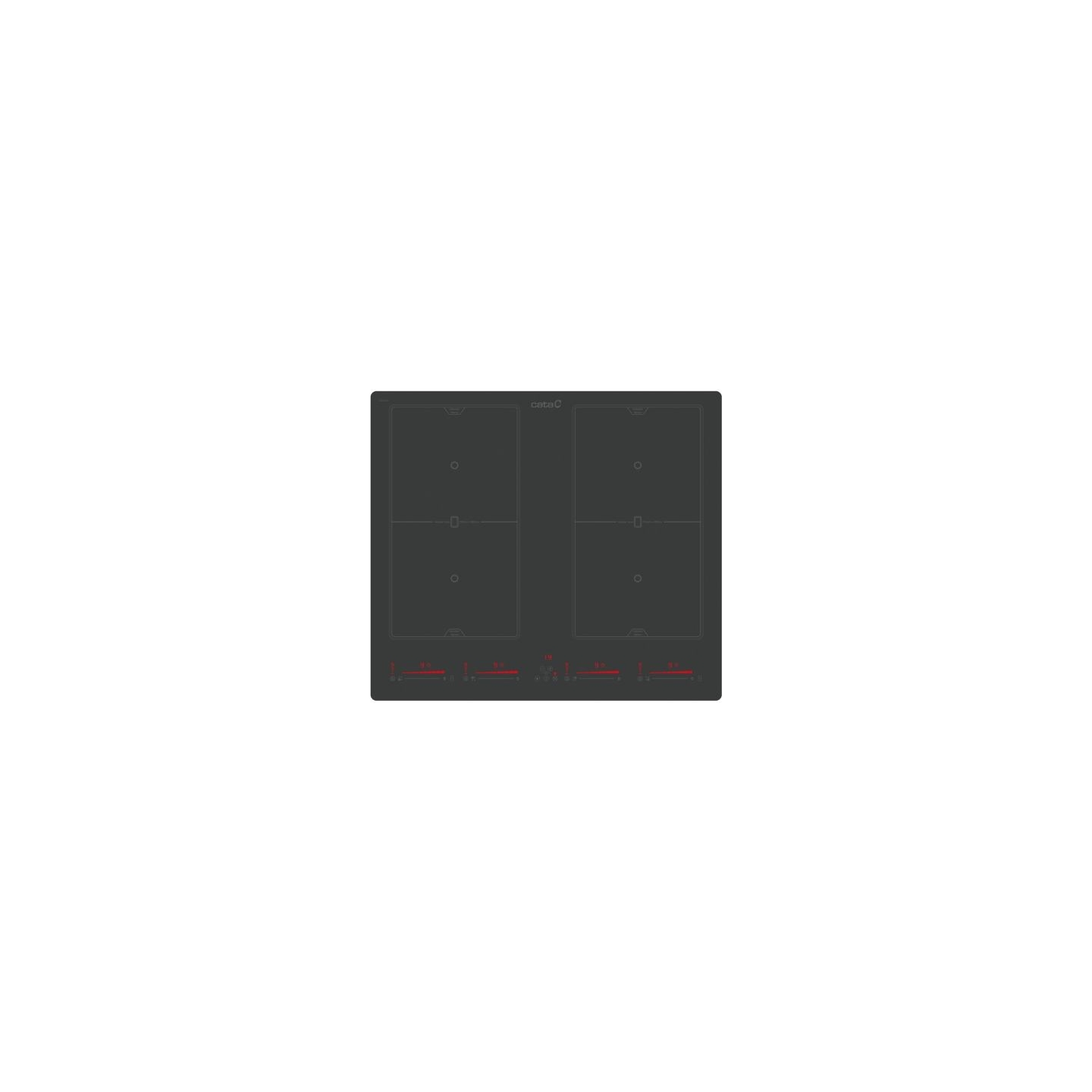 Cata IFSB 6460 MB | Hob | Induction | Number of burners/cooking zones 4 | Touch control | Matte Black | Timer