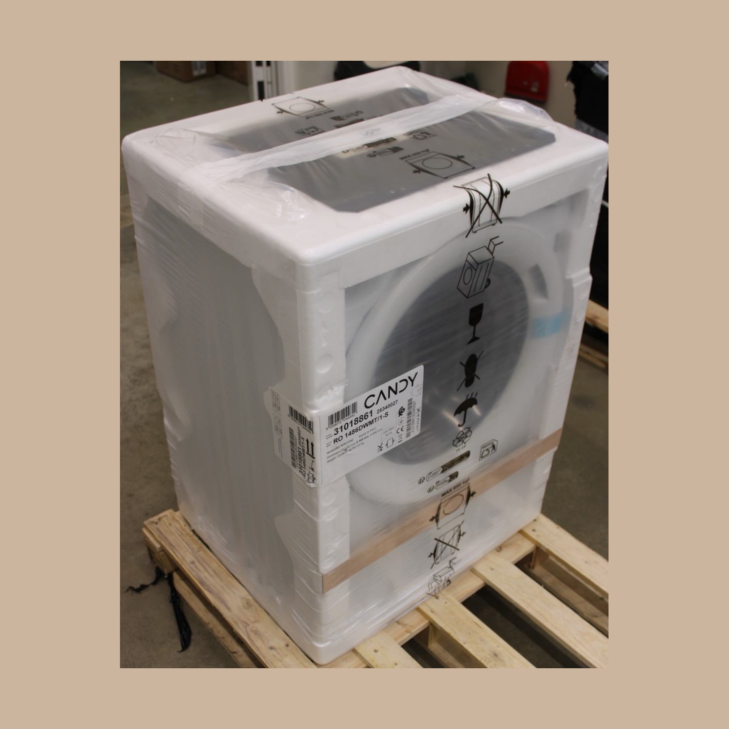 Candy RO 1486DWMT/1-S Washing Machine, A, Front loading, Capacity 8 kg, Depth 54 cm, 1400 RPM, White |  | Candy Washing Machine 