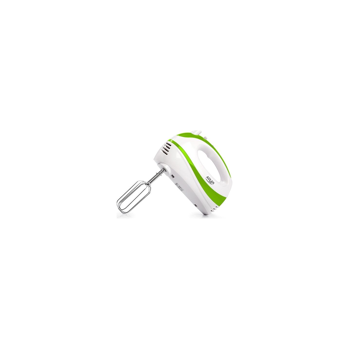 Adler | Mixer | AD 4205 g | Hand Mixer | 300 W | Number of speeds 5 | Turbo mode | White/Green