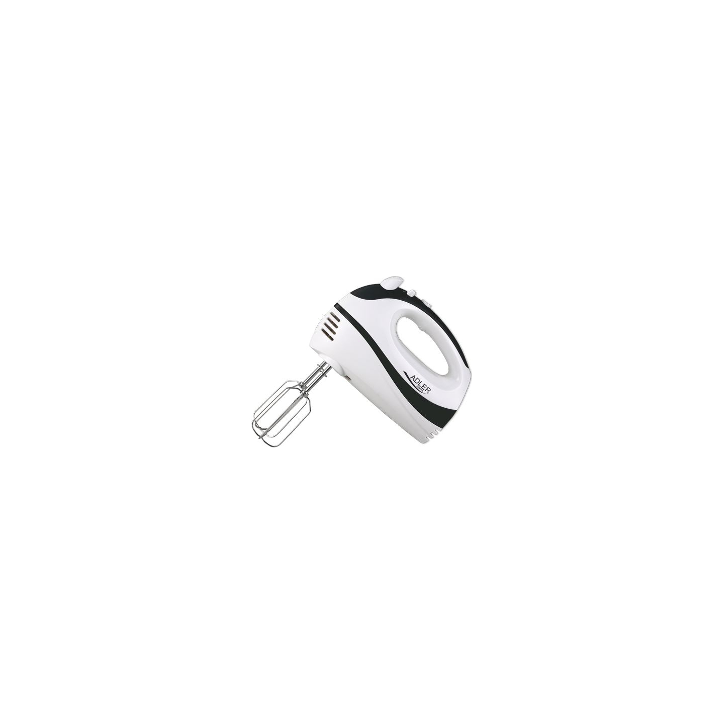 Adler | Mixer | AD 4205 b | Hand Mixer | 300 W | Number of speeds 5 | Turbo mode | White/Black