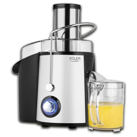 Adler | Juicer | AD 4128 | Type Juicer maker | Matt Black/White | 1000 W | Number of speeds 2